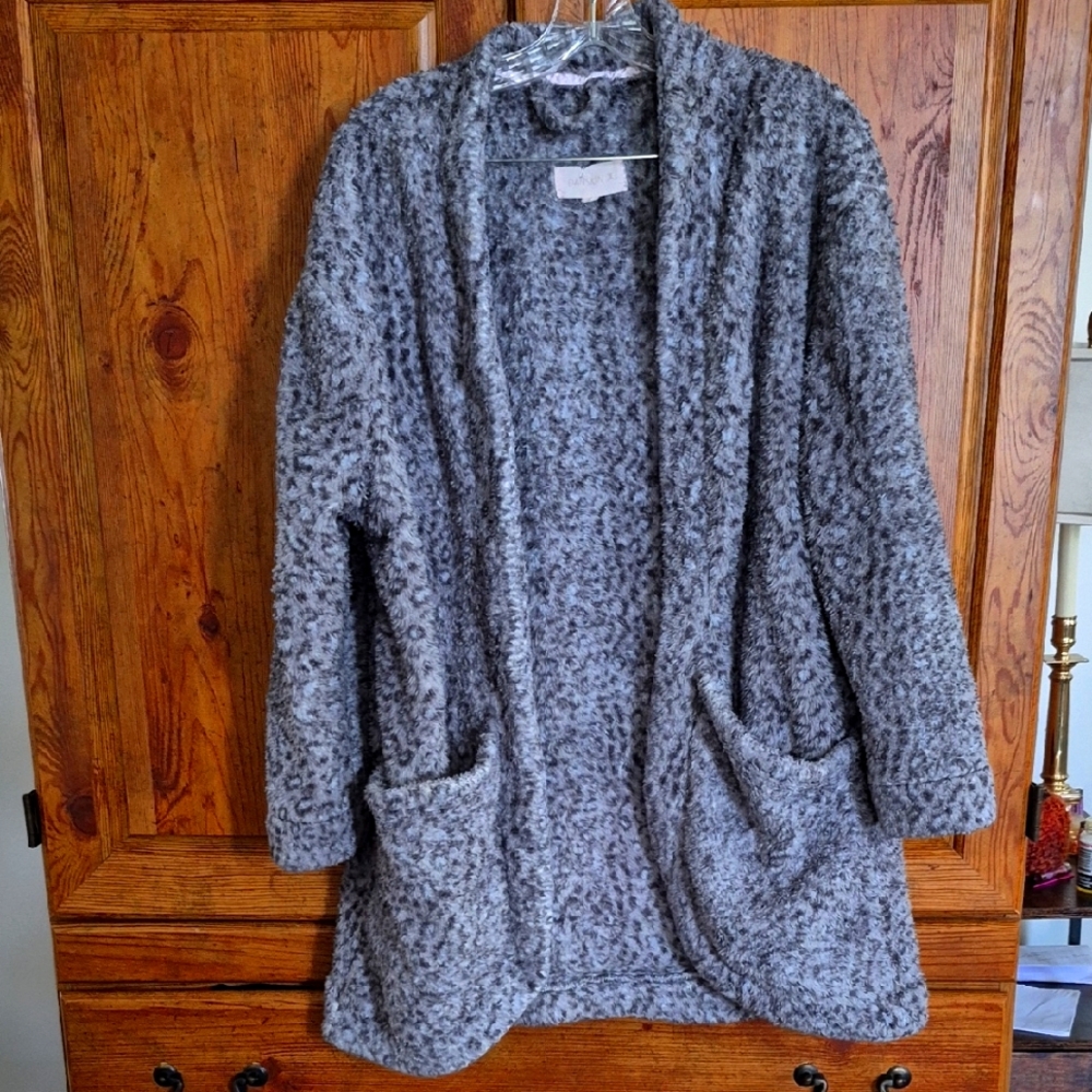 Danskin Plush Cardigan L / XL